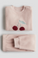 H&M Embroided Cheery Shirt & Trouser Set