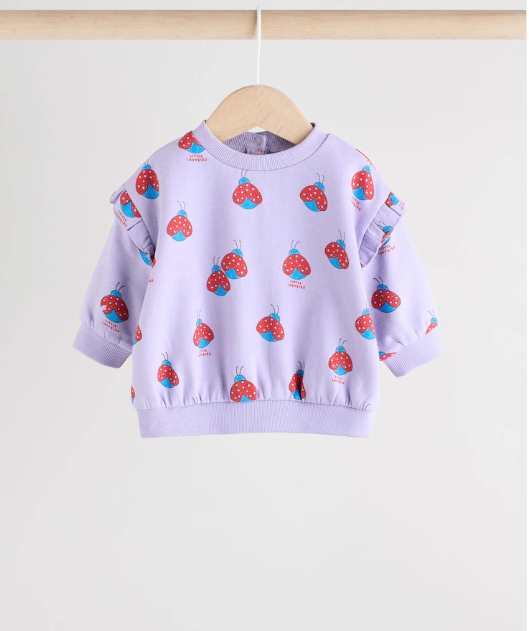 Next Ladybug Sweat Shirt and Trouser Set