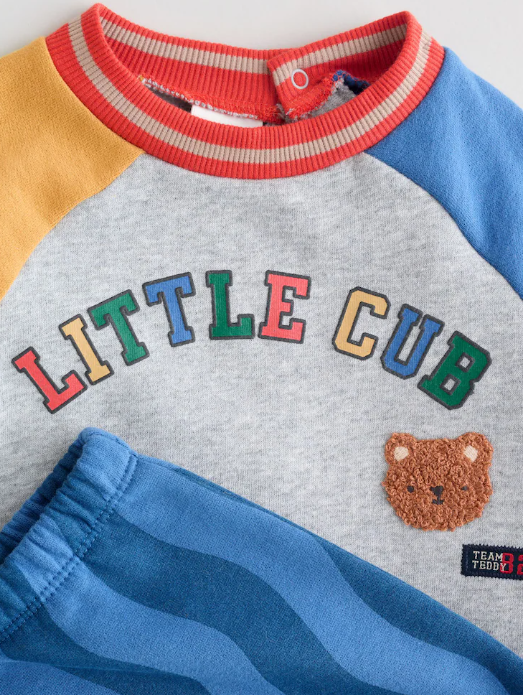 Next "Little Club " Sweat Shirt and Trouser Set
