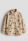 H&M Dinosaur Fleece print Jacket