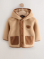 Next Bear Face Sherpa Hooded Jacket