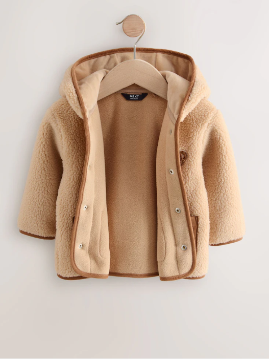 Next Bear Face Sherpa Hooded Jacket