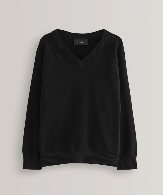Next Knitted V-Neck School jersey