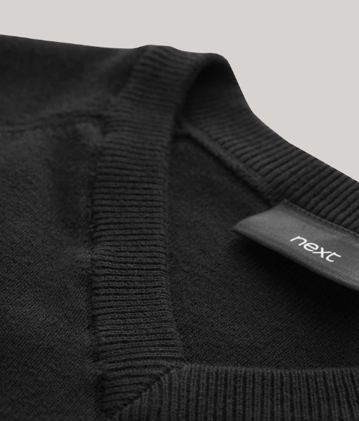 Next Knitted V-Neck School jersey