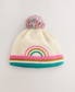 Next Knitted Rainbow Cap