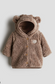 H&M Embroided Teddy jacket