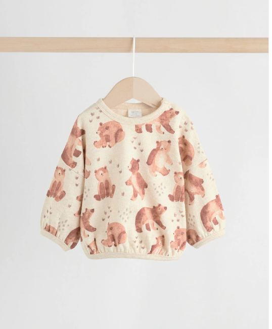 Next Bear Print Shirt and Trouser Set