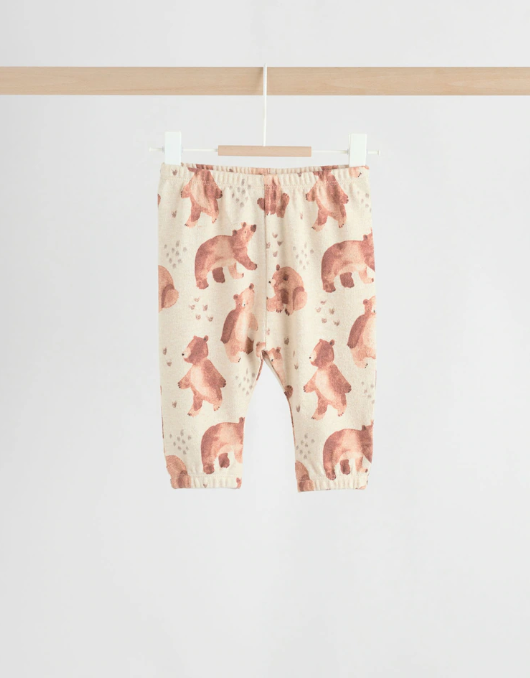 Next Bear Print Shirt and Trouser Set