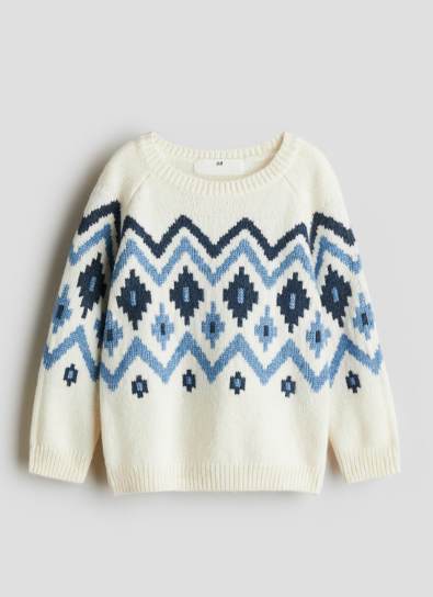 H&M Jacquard-Knit Sweater