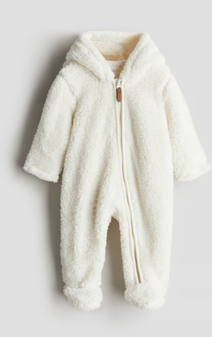 H&M Fold-Over Mittens Pram Suit