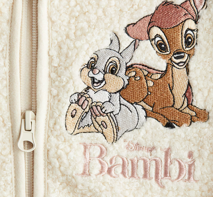 H&M "Bambi" Cardigan with Zipper