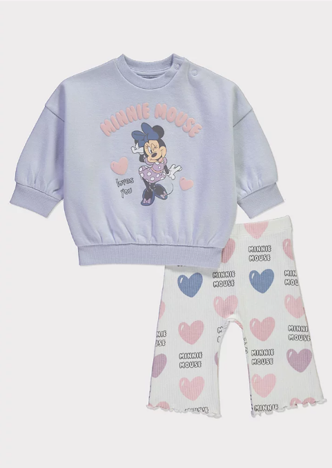 George "Minnie Mouse" Sweatshirt & Trouser Set