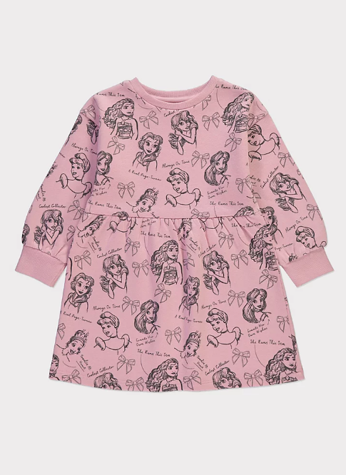 George Disney Princess Sweat Shirt Dress