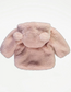 George Faux Fur 3D Ear Hood Jacket