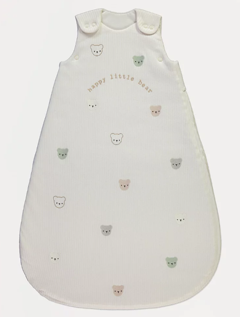 George "Happy Little Bear" Embroidery Sleeping Bag