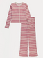George Striped knitted Button Through Shirt & Trouser Set