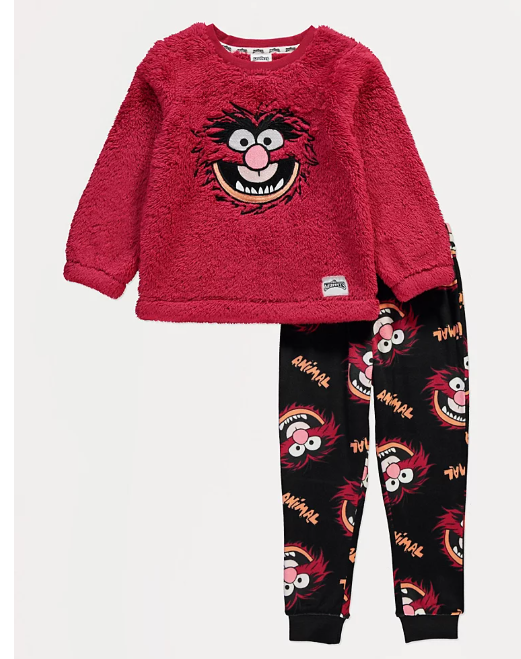 George Monster Sherpa Shirt & Trouser Set