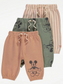 George Disney Mickey Mouse Stripe Pack of 3 Trouser