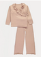 George Frill Collared Wrap Top & Trouser Set