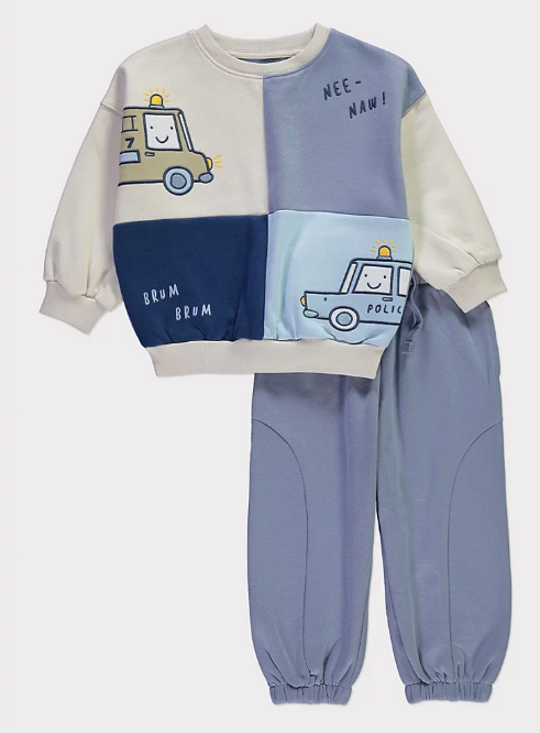 George "Brum Brum" Sweatshirt & Trouser Set