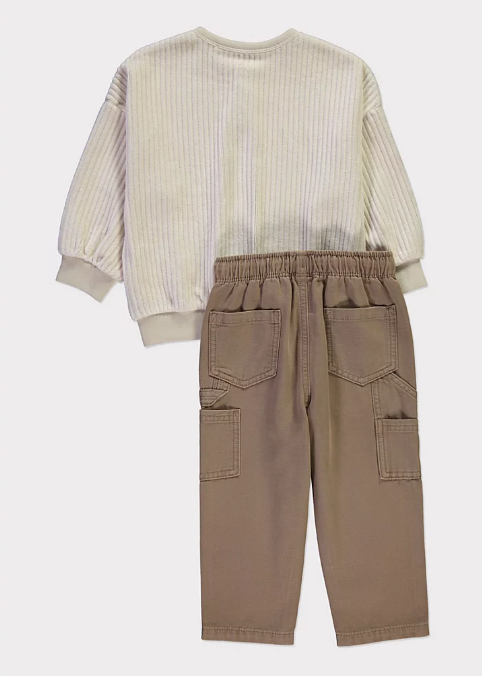 George Velour Top and Trouser Set