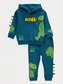 George Teal Rex Roar Hoodie and Joggers Outfit