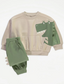 George Dinosaur Print Sweatshirt & Trouser Set