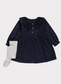 George Frill Collar Dress and Tights Outfit