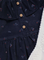 George Frill Collar Dress and Tights Outfit