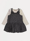 George Glitter Bow Dress and T-Shirt Outfit