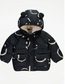 George Smile Print Hooded Coat