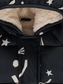 George Smile Print Hooded Coat