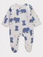 George Bear Print Sleepsuit