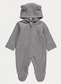 George Zip Fasten Fleece Lined Hooded Sleepsuit