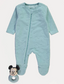 George Disney Mickey Mouse Fleece Sleepsuit and Rattle Set