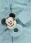 George Disney Mickey Mouse Fleece Sleepsuit and Rattle Set
