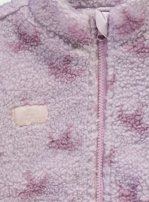 George 3Pc “Princess" Lilac Borg Jacket  & Tights Set