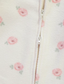 George Floral Zip Through Fleeced Sleepsuit