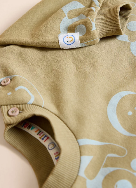 George "Happy Crew" Sweat Romper
