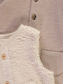 George Striped All In One Borg & Footless Sleepsuit