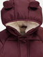 George Padded Fleece Lined 3D Ear Hooded Coat