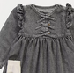 George Denim Bow front Dress and leggings Outfit