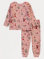 George Fairy long Sleeve Velour Shirt & Trouser Set
