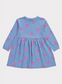 George Bow Print Long Sleeve Dress