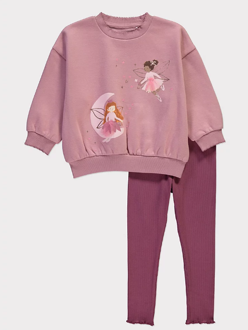 George Fairy Sweatshirt & Tights Set