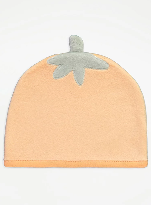 George Pumpkin Fleece Sleepsuit with Hat
