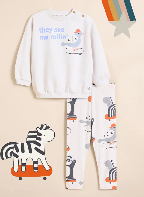 George "They see me Rollin"  Sweatshirt & Trouser Set