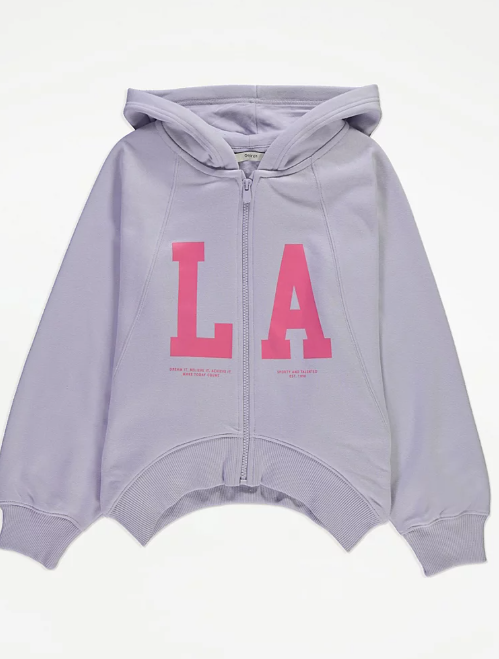 George "LA" Zip Up Sweat Hoodie