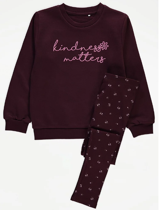 George Embroided "Little Love" Sweat Shirt and Trouser