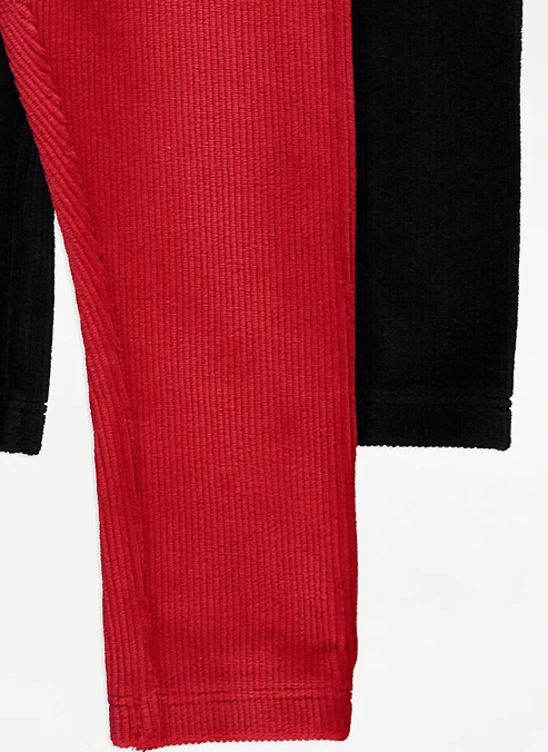 George Pack of 2 Velour Tights